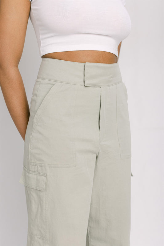 celadon tint cargo pants