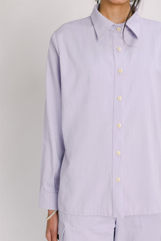 thistle long sleeved collared shirt