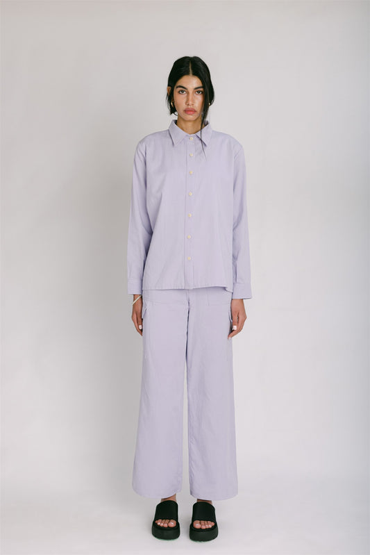 thistle long sleeved collared shirt