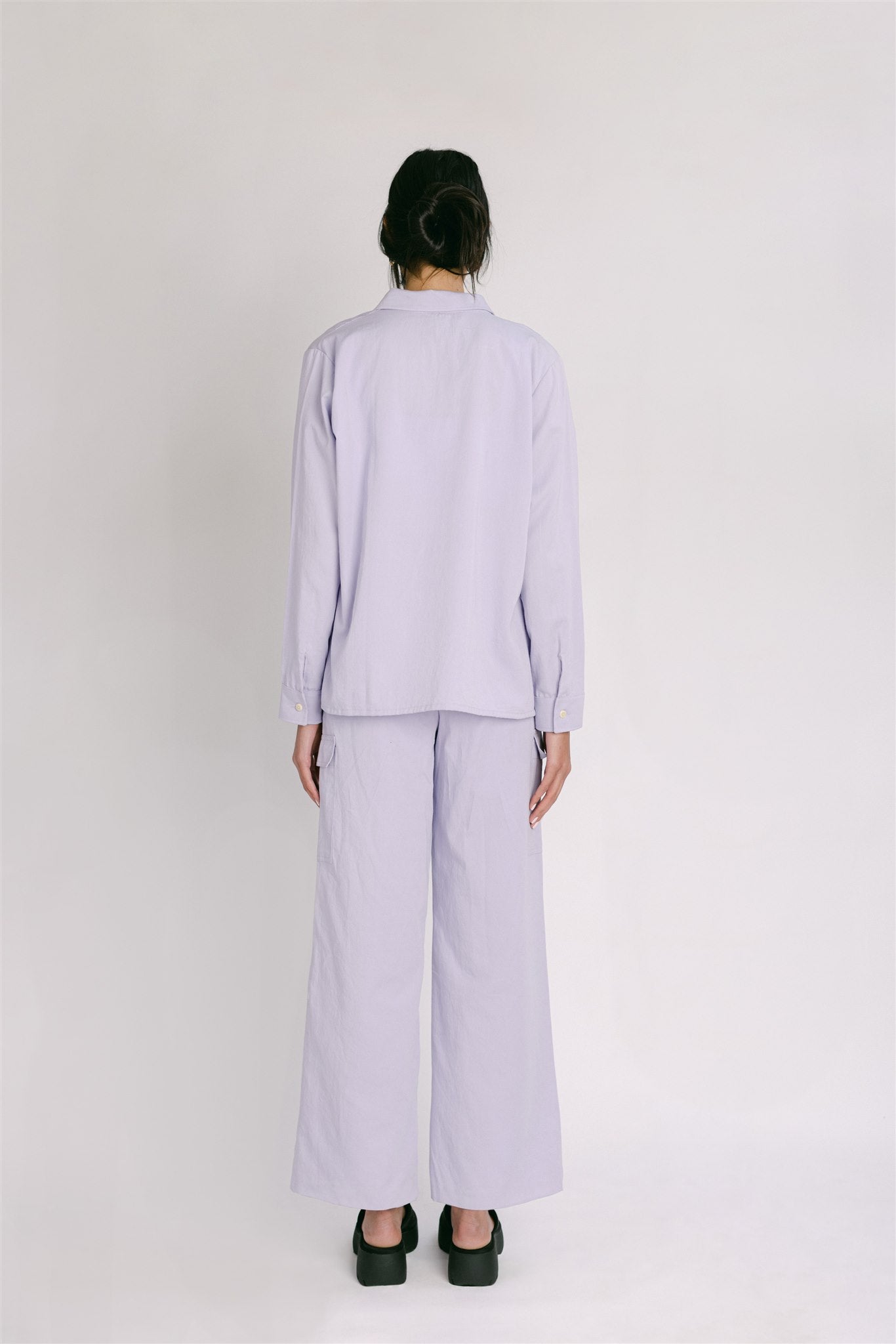 thistle long sleeved collared shirt